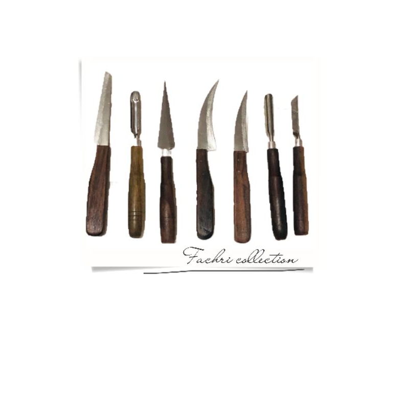 pisau garnis 1set isi 7pcs / pisau garnis / pisau ukir buah / alat ukir buah
