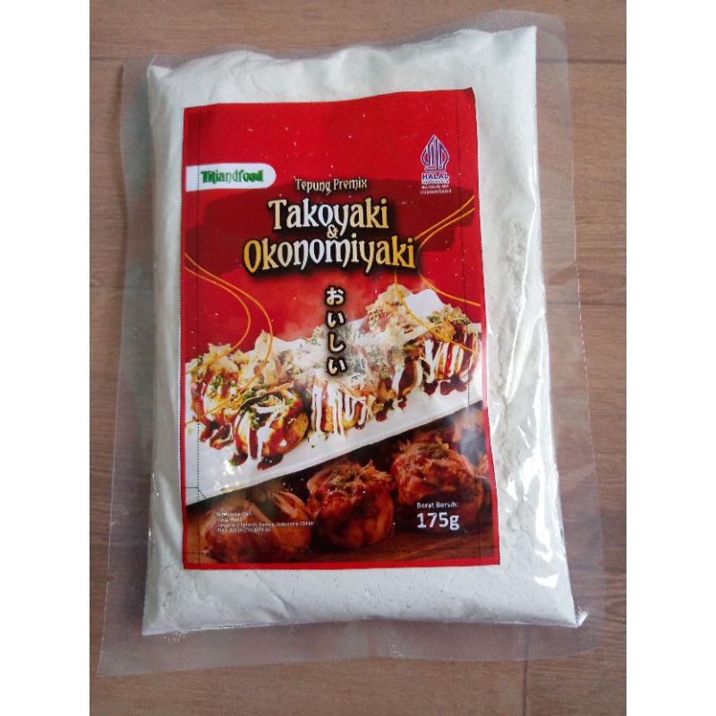 

PROMO Tepung Premix Takoyaki okonomiyaki 175gr titiandfood sale termurah