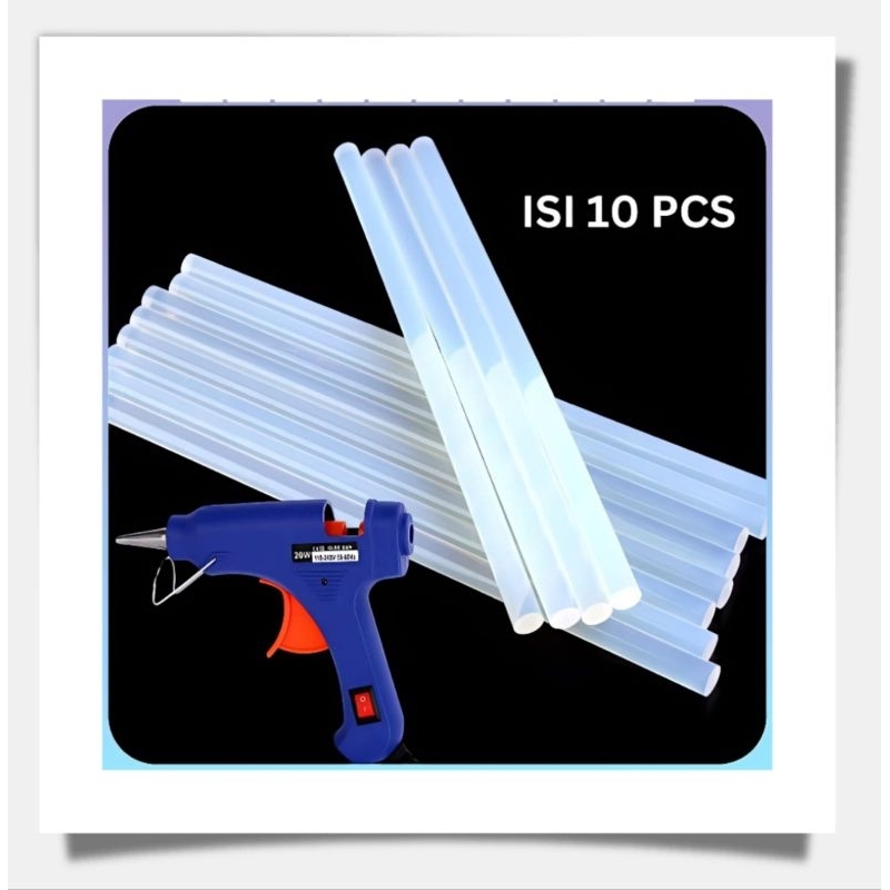 

10 PCS Isi Ulang Lem Tembak / Reffil Lem Tembak / Lem Bakar Kecil / Refill Glue Gun Kecil