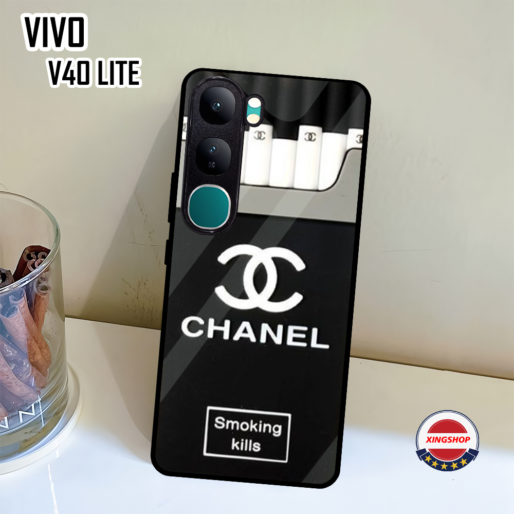 [ a35 ] CASE Glossy VIVO V40 LITE   | Casing Kilau Pic HD Motif ROKOK | Case Kekinian Murah Kualitas
