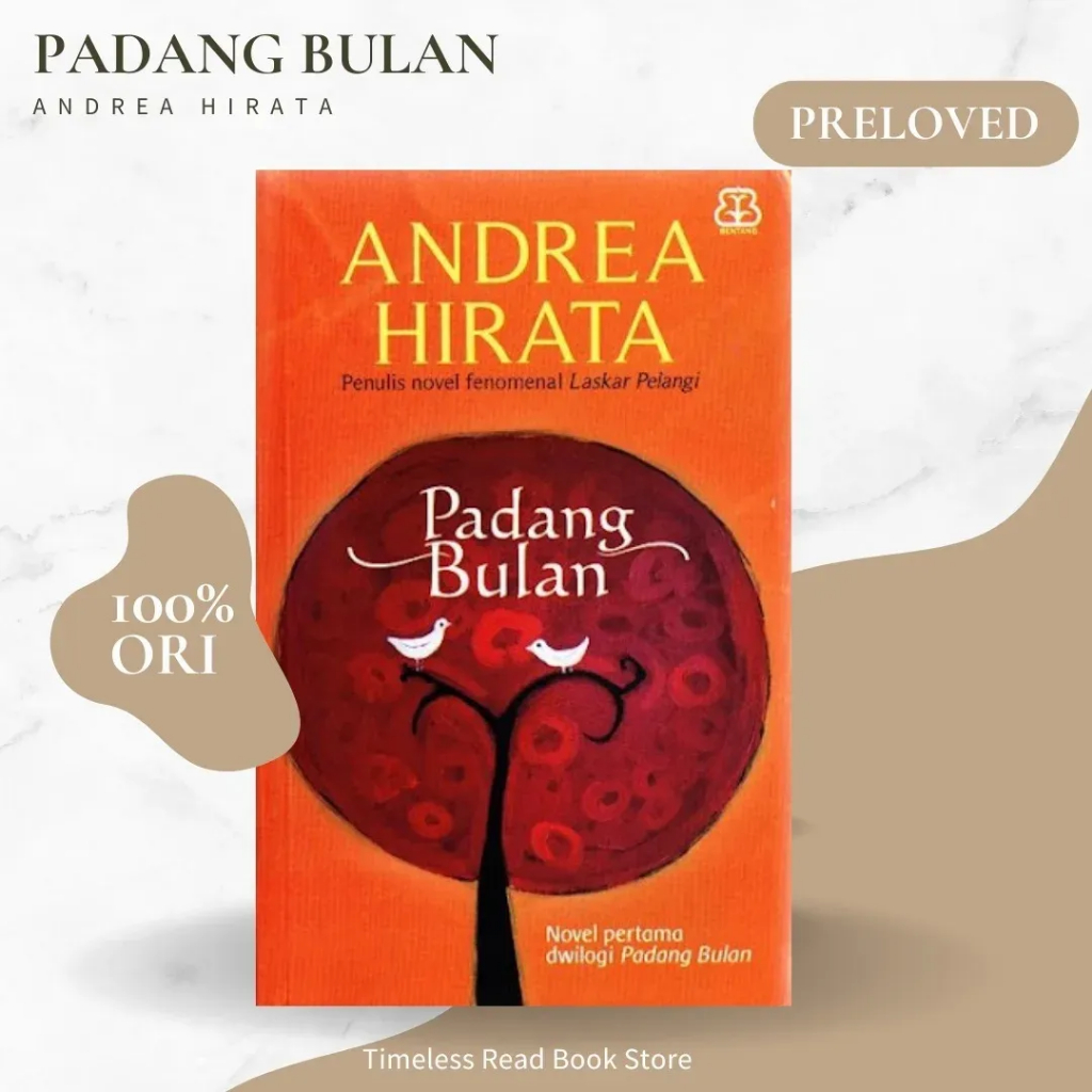 Jual Buku Padang Bulan Andrea Hirata Preloved Original