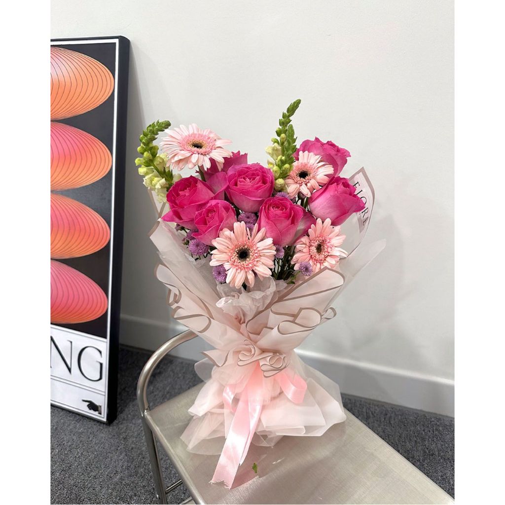 NORA BOUQUET FRESH FLOWER/BUNGA ASLI