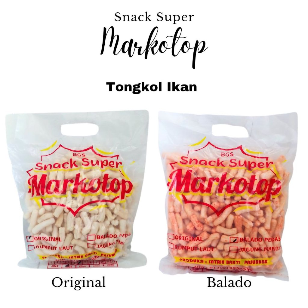

BGS Snack Super Markotop Original Balado Tongkol Ikan 250 gr