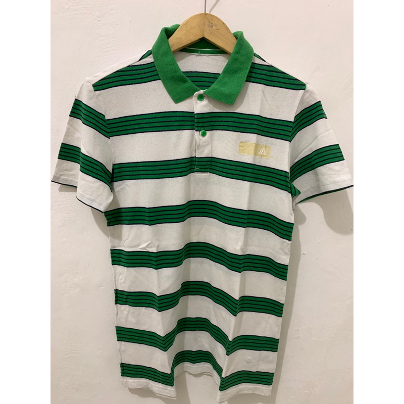 kaos krah salur ADIDAS size M