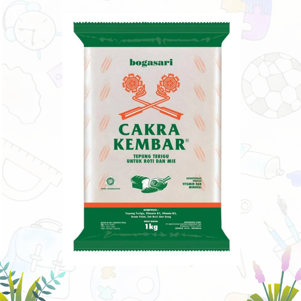 

Tepung Terigu Cakra Kembar 1kg