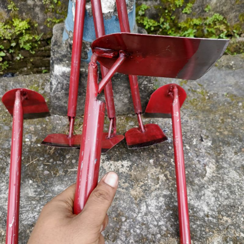 cangkul kecil cangkul mini wangkil gagang pipa besi