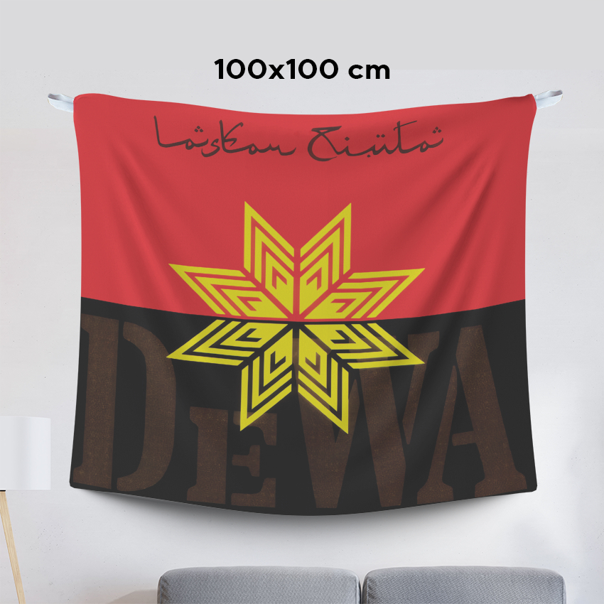 POSTER KAIN TAPESTRY BENDERA DEWA19 DEWA LASKAR CINTA BALADEWA JUMBO
