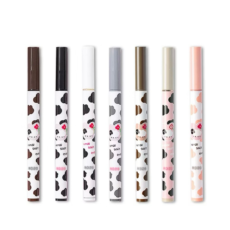 Bobeini Eyeliner Silky Pen Waterproof Intens Color Animal Soft Liner Aegyosal Maker