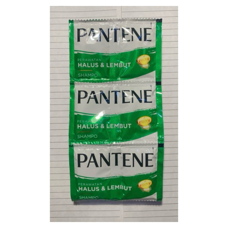 Shampo Sachet Pantene Halus & Lembut Per 12 Pcs