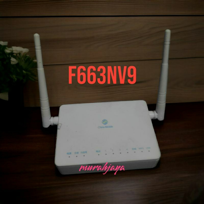 China Mobile Router F663NV9 epon gpon xpon