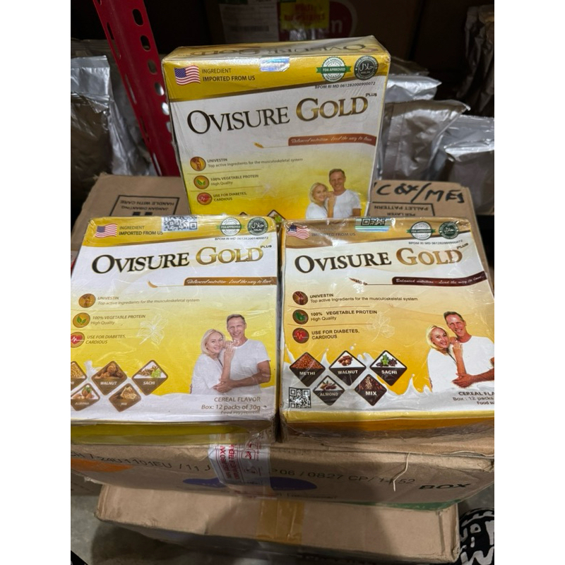 

1BOX OVISURE GOLD MILK SUSU OBAT TULANG DAN SENDI YG SEHAT 1000% ORI