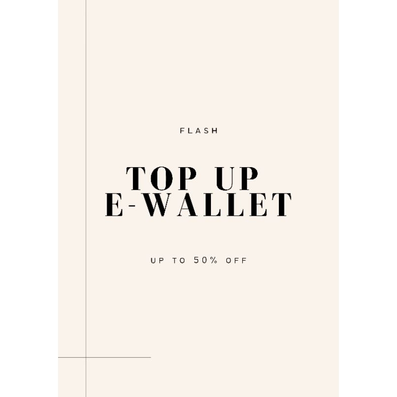 TOP UP E-WALLET