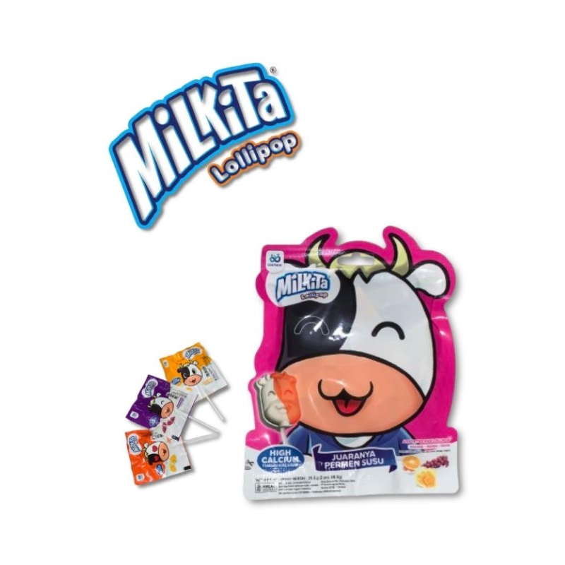 

Milkita OMG Lollipop Kemasan Karakter isi 3pcs -Candy