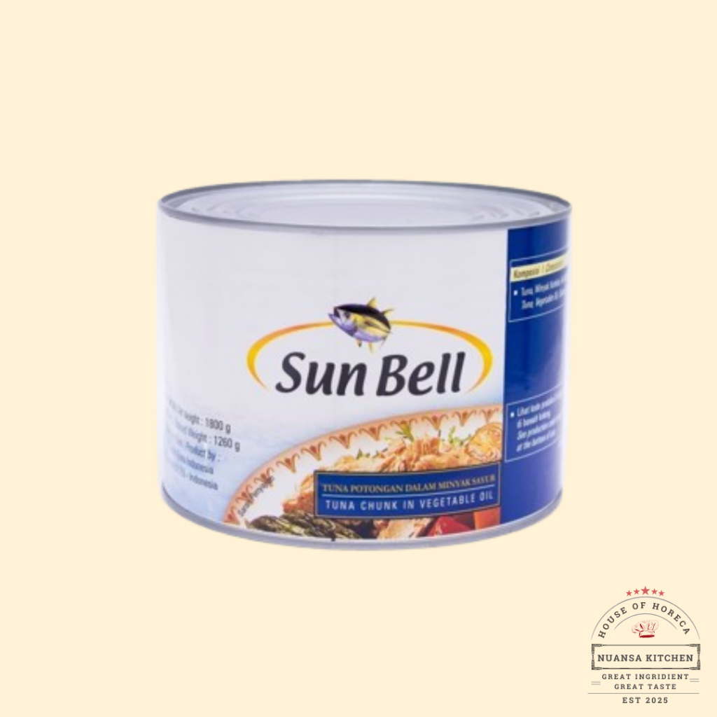 

Sunbell Tuna Chunk In Oil 1800gr Sun Bell 1,8kg