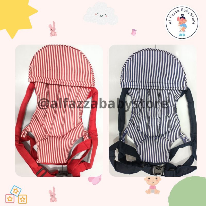 Gendongan Depan Okiyo Garis / Gendongan Ransel Okiyo Garis Murah