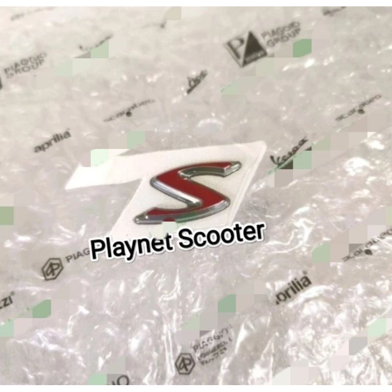 Sticker Stiker Emblem S Vespa Sprint