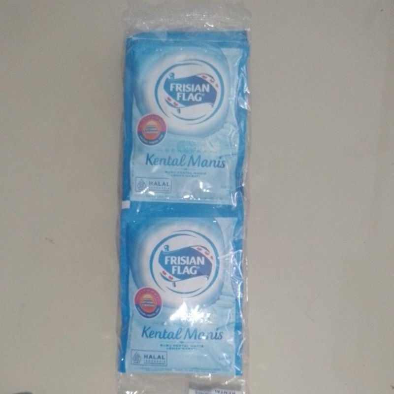 

susu sachet bendera 1 renteng isi 6 pcs