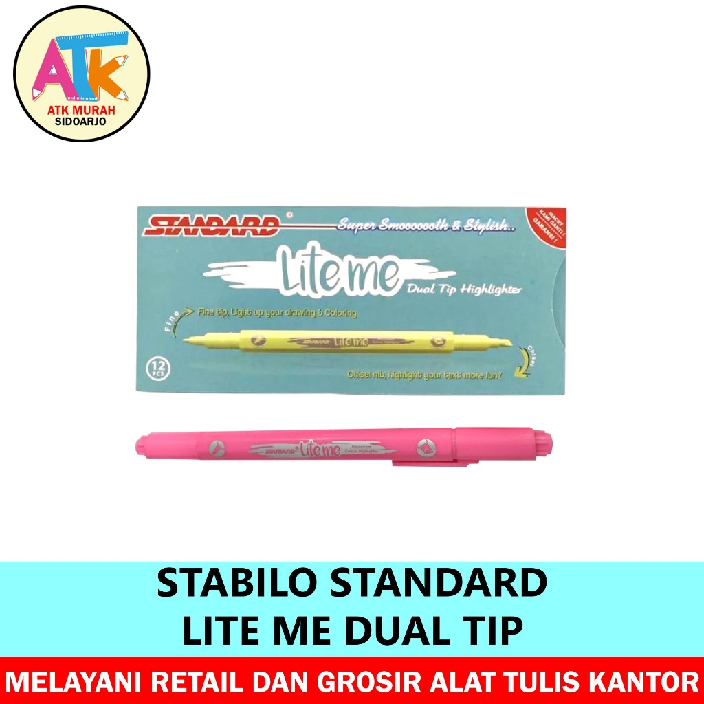 

STABILO / HIGHLIGHTER STANDARD LITE ME DUAL TIP