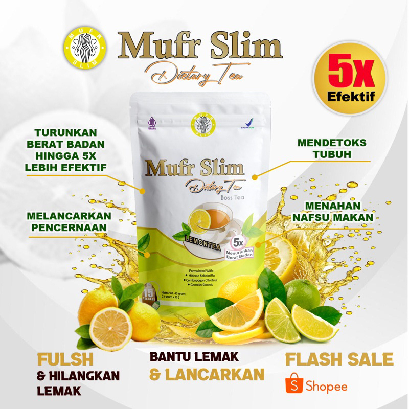 

[TEH DIET DETOKS 5X LEBIH MAXIMAL MENURUNKAN BERAT BADAN] MufrSlim Tea by MufrSlim Teh Detox Pelangsing 15 Tea Bags
