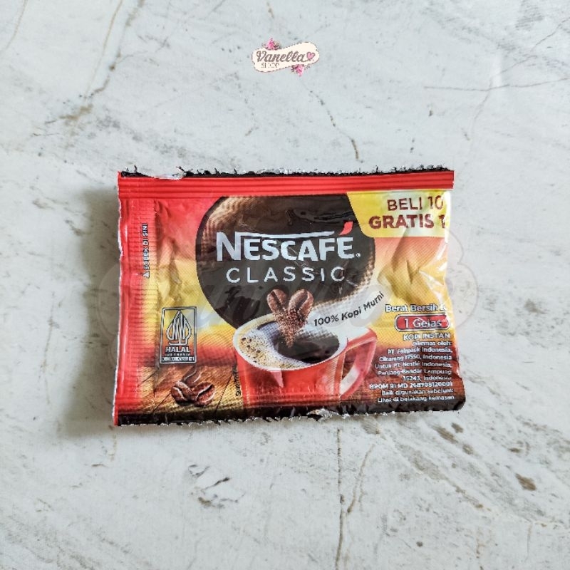 

Nescafe Classic Kopi Hitam Sachet 2gr