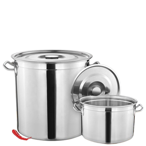 Royalstar Panci Dandang Bubur Bakso Stainless Steel Panci Masak Kuah Sop Stockpot Panci Kukus 40cm