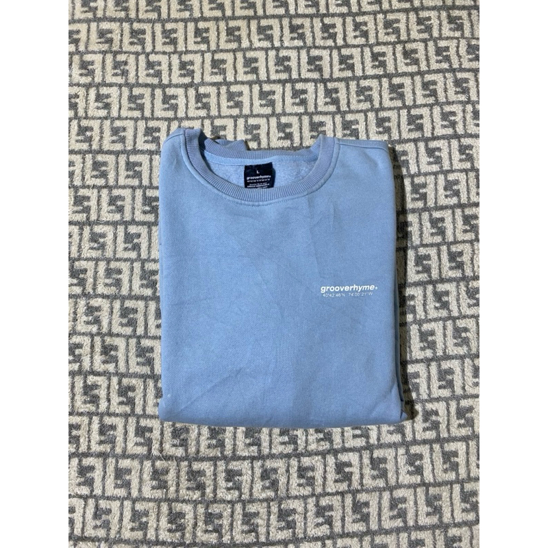 Groove Rhyme Blue Crewneck