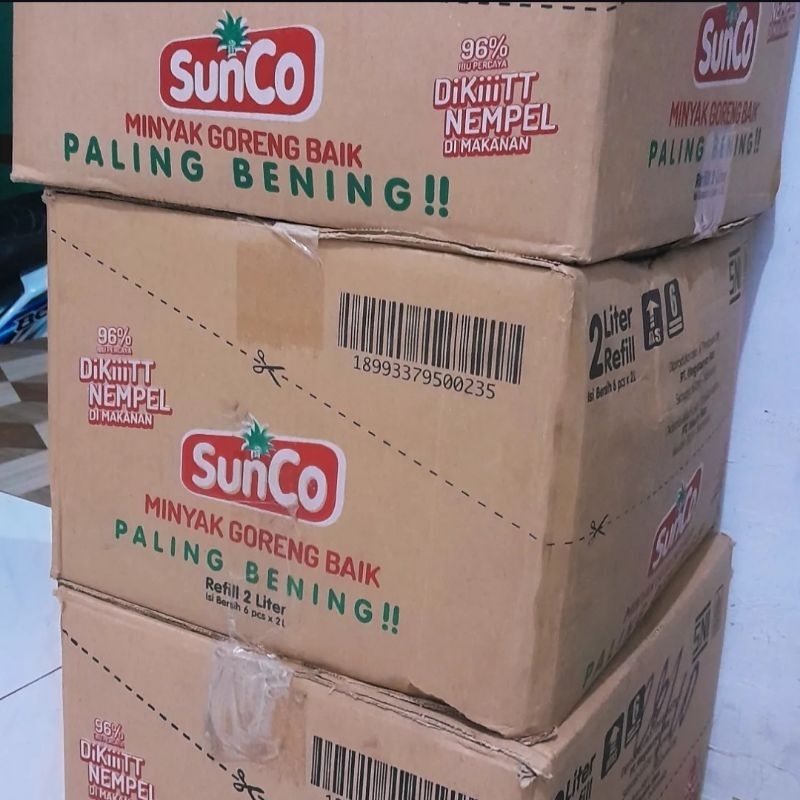 

Minyak Goreng Sunco 2 Liter 1 Karton / 6 PCS