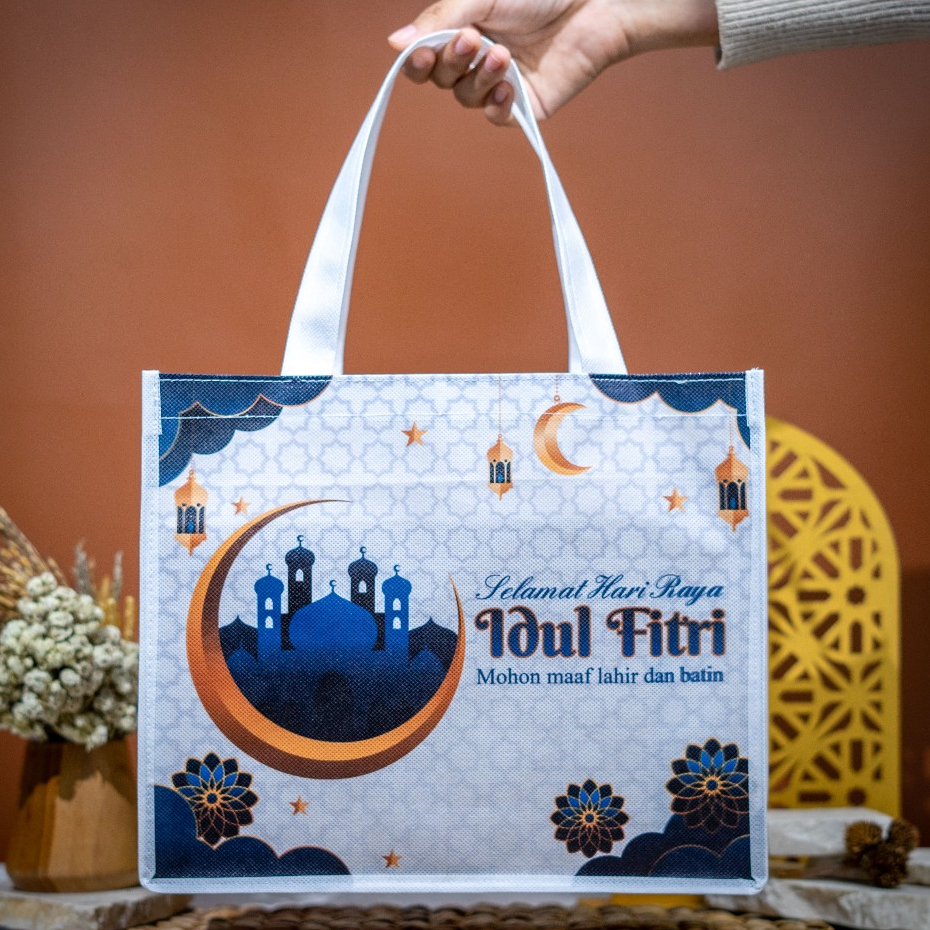 

TAS BINGKISAN LEBARAN IDUL FITRI, COCOK UNTUK KUE KERING UKURAN SEDANG T25 P30 LANGSUNG KIRIM