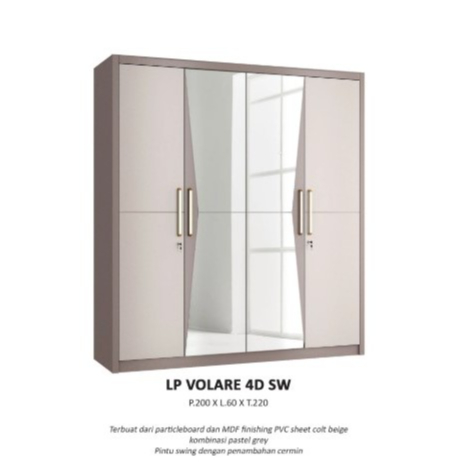 Lemari Pakaian Siantano Lp Volare 4D SW