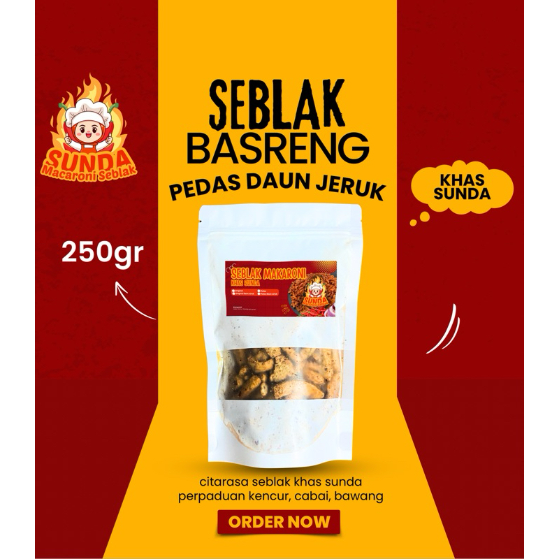 

Seblak Basreng 250gr Pedas Daun jeruk