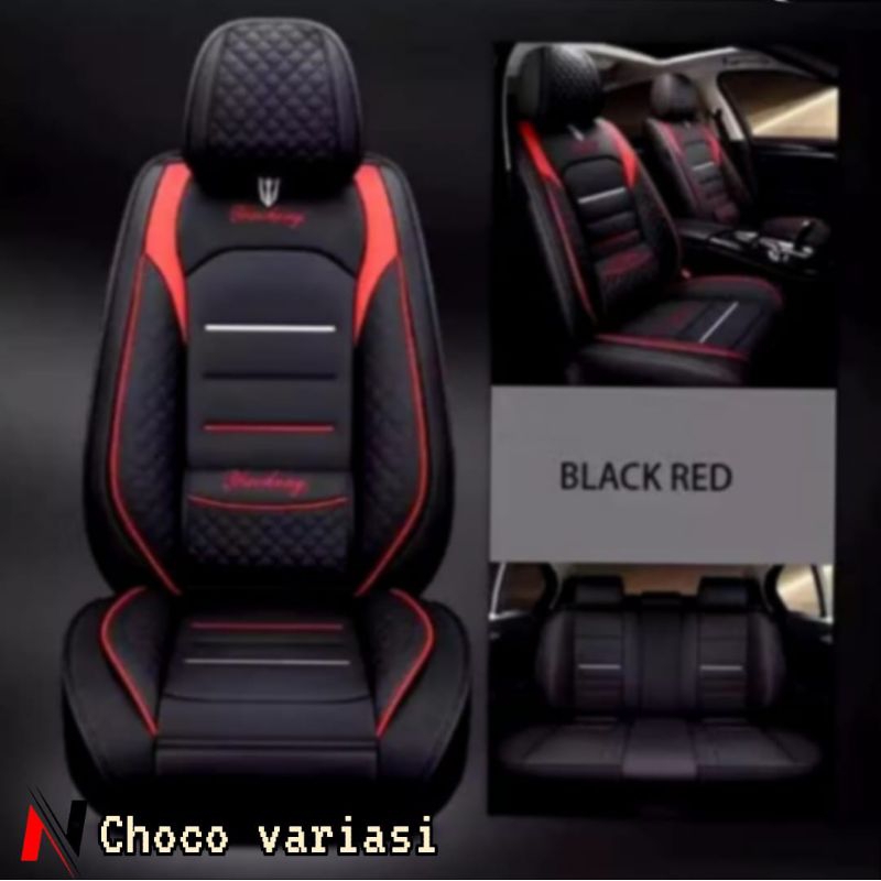 Sarung jok mobil Xenia Avanza 2016 - 2021 grand xenia avanza veloz bahan kulit depan tengah belakang