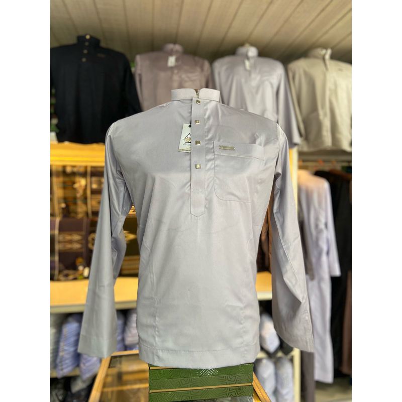 koko saudi kancing snap kerah shanghai kantong samping ABAZAHRO