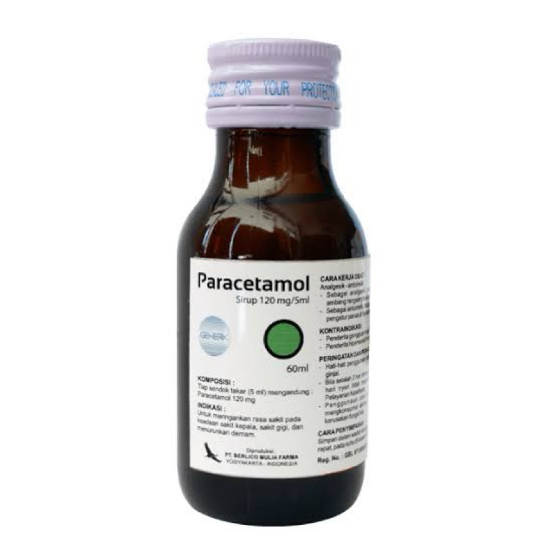 Paracetamol Syrup Sirup 120 mg/5ml