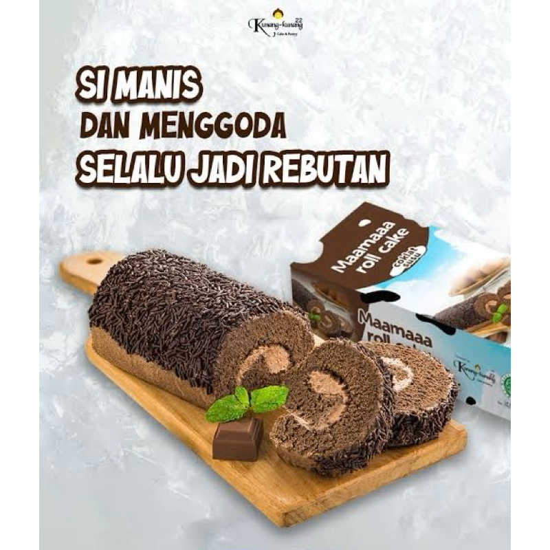 

[OLEH-OLEH KHAS BANDUNG] KUNANG-KUNANG Mama Roll Cake 450 Gram