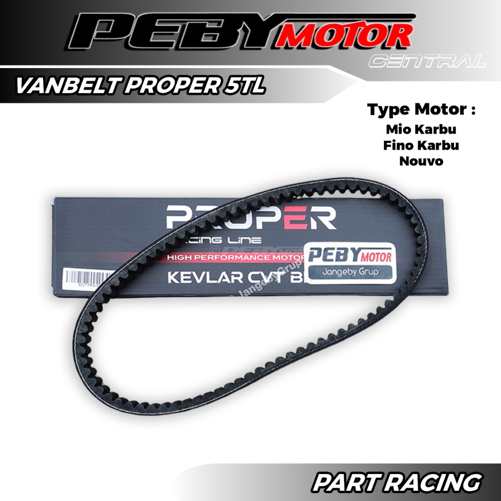 Vanbelt V belt PROPER Mio Karbu Soul Fino Karbu Nouvo ORIGINAL