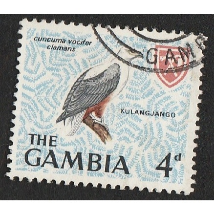 

A 11960 SATU BUAH PRANGKO GAMBIA TEMA SATWA BURUNG KULANG JANGO DENGAN KONIDISI SUDAH ADA CAP