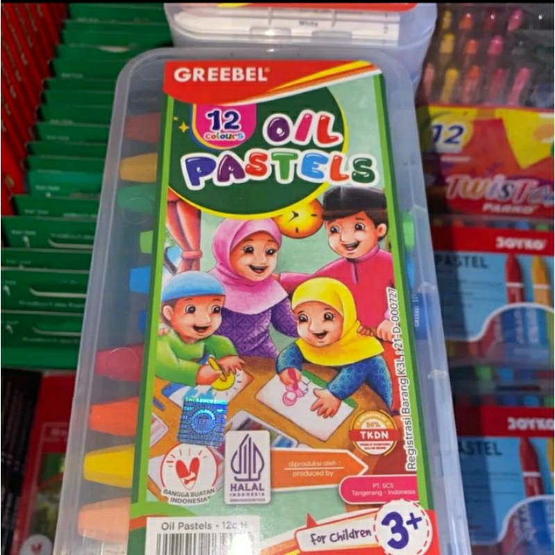 

Pewarna Gambar/Oil Pastel Greebel 12 Warna/Crayon Greebel 12 W