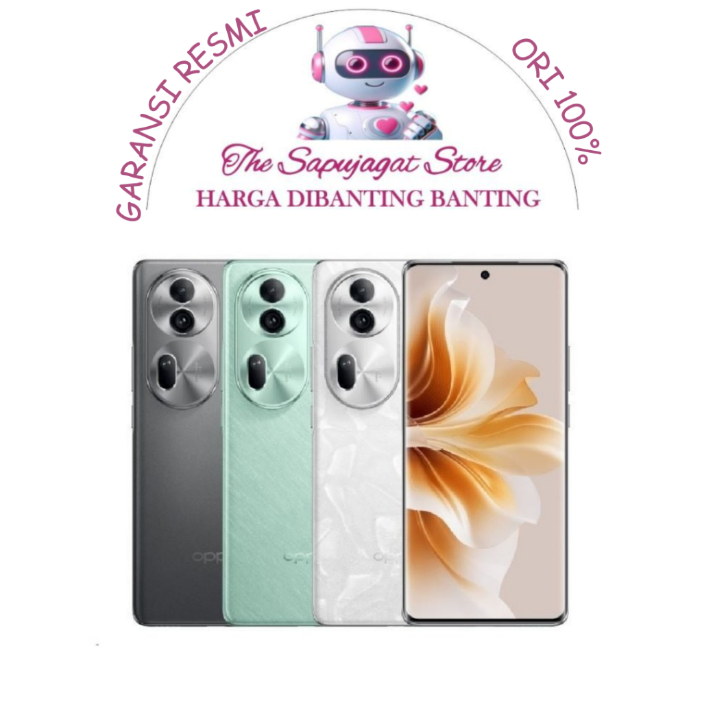 Oppo Reno 11 Pro 5G 12/512 New Garansi Resmi Promo Bandung