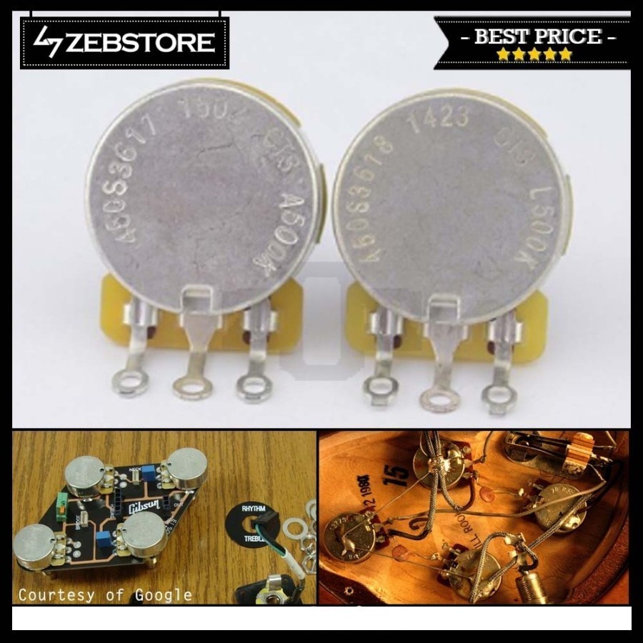 Potensio Jumbo CTS Split Shaft 500K