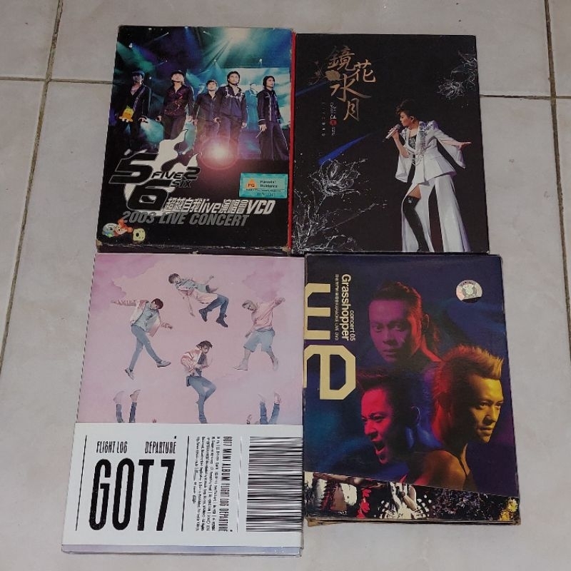cd, vcd & dvd 5566-2003 Live Concert (1) / JODY CHIANG JIANG HUI-2013 Concert Live / GOT7-Flight Log