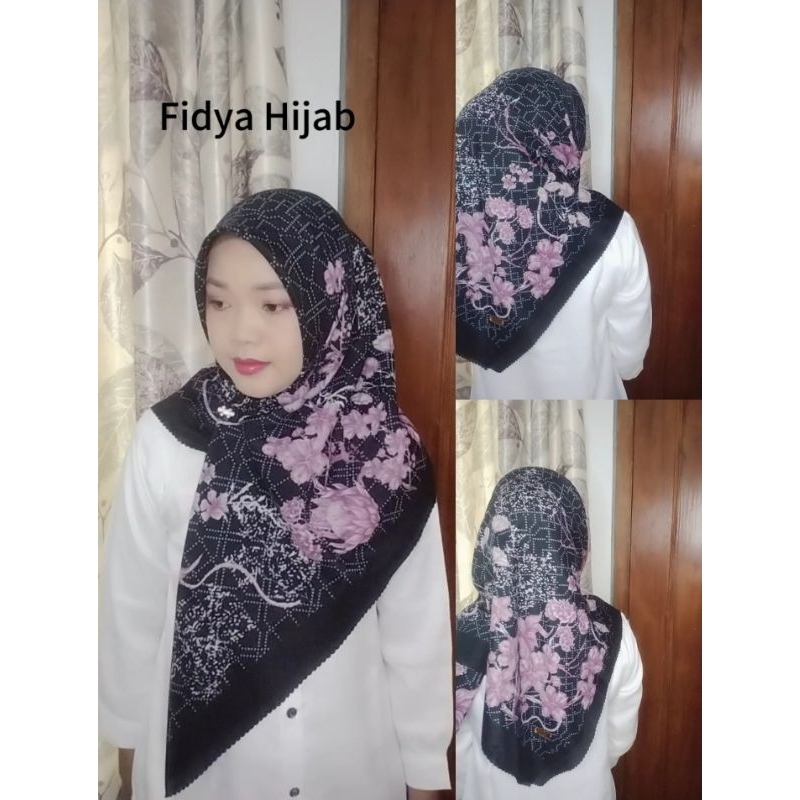 Hijab Segiempat Voal / Segiempat Voal Premium/ Hijab Motif Premium / Segiempat Motif Voal
