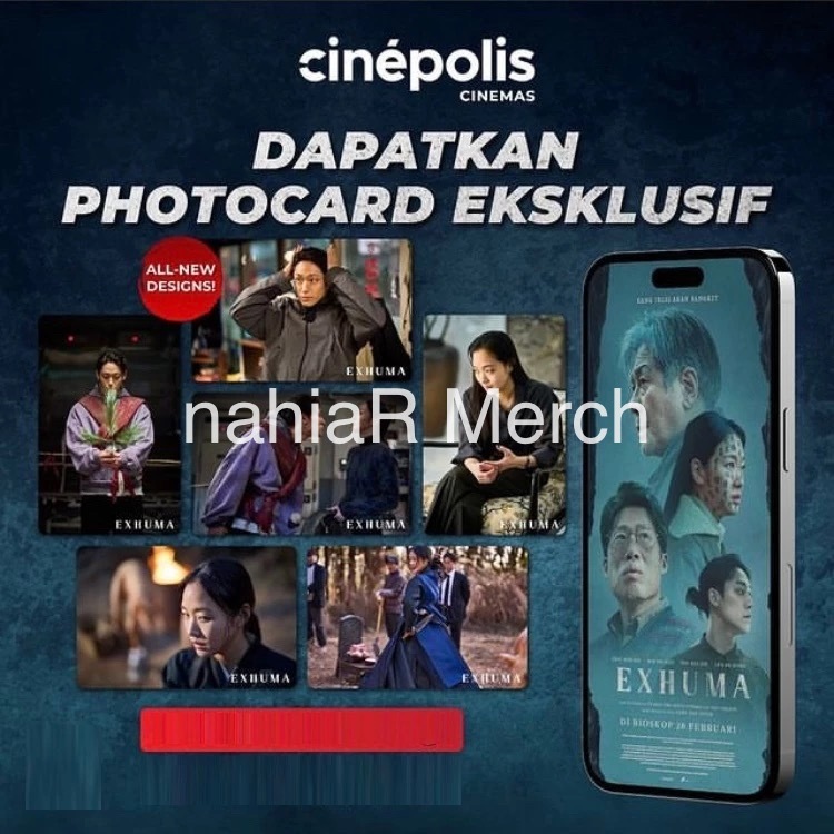Exhuma x Cinepolis Official Photocard Part 2