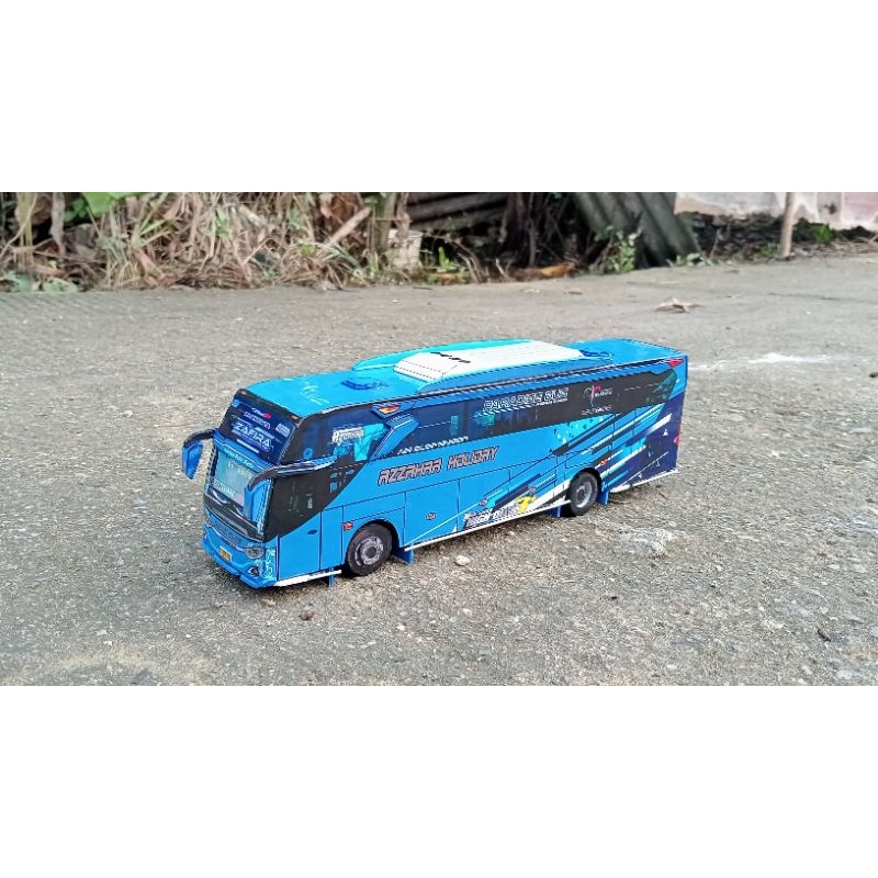 PAPERCRAFT BUS AZZAHRA HOLIDAY "ZAFIRA REBORN"