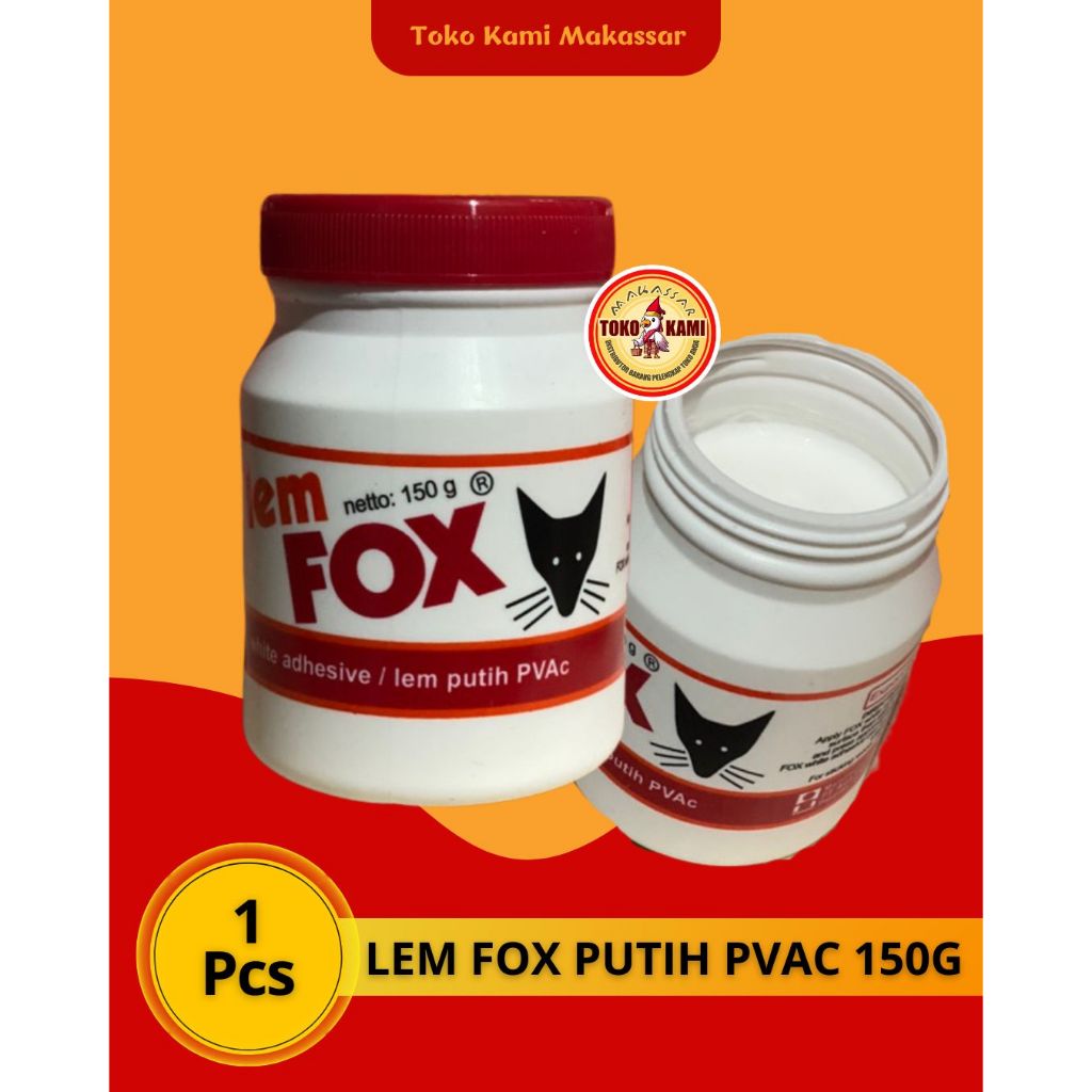 

LEM FOX PUTIH PVac KERTAS SATUAN