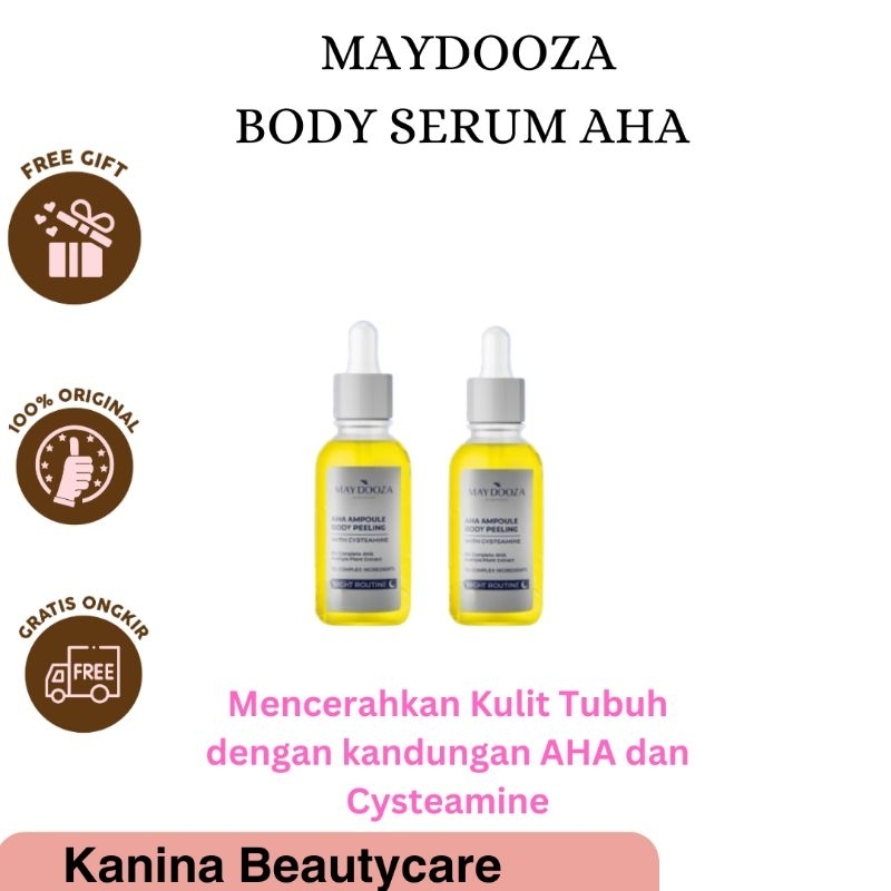 MAYDOOZA Body Serum Peeling Aha | Serum Golker Ampoul Body Peeling With Cystamine