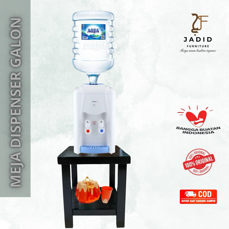 meja dispenser galon kayu,meja magic com,meja ricecooker uk40x40