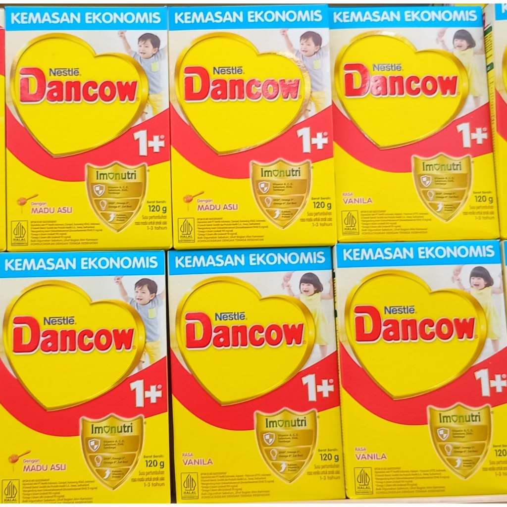 

Dancow 1+ Rasa Madu Asli & Vanilla 120 Gram / Susu Bubuk Nestle Dancow 1+ Madu Asli 120 Gram / Susu Bubuk Nestle Dancow 1+ Vanilla 120 Gram