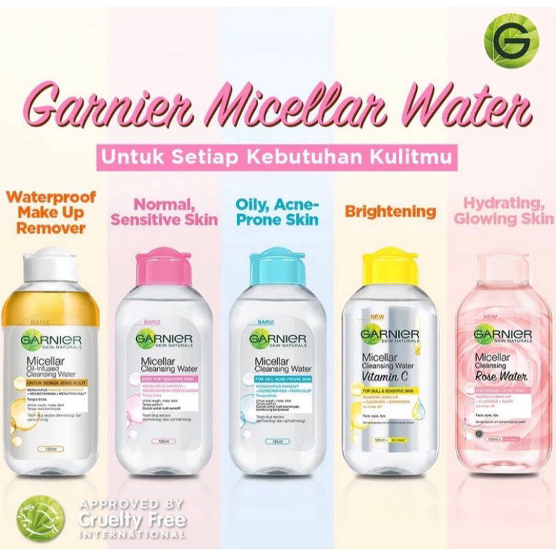 

GARNIER MICELLAR WATER | MICELLAR WATER GARNIER PINK | MICELLAR WATER GARNIER ROSE | MICELLAR WATER GARNIER BIRU | MICELLAR WATER GARNIER VITAMIN C | MICELLAR WATER GARNIER OIL INFUSED | MICELLAR WATER NON ALKOHOL | MICELLAR WATER KULIT BERMINYAK