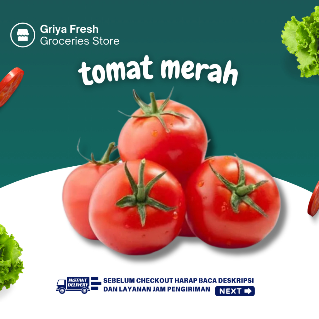 

Tomat Merah Fresh 500 gram - Kirim Instant