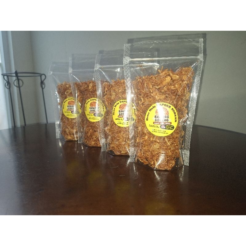 

Bawang goreng original + pedas